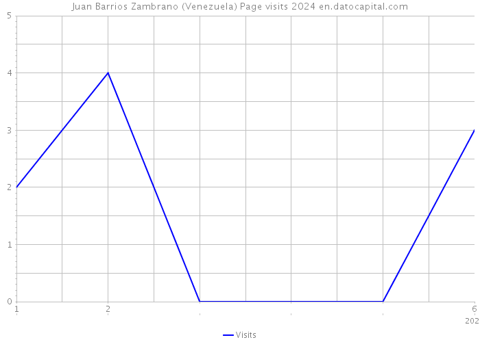 Juan Barrios Zambrano (Venezuela) Page visits 2024 