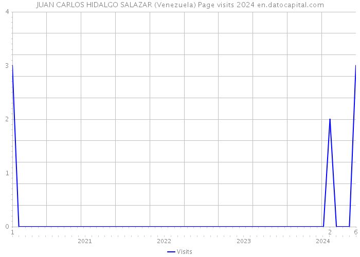 JUAN CARLOS HIDALGO SALAZAR (Venezuela) Page visits 2024 