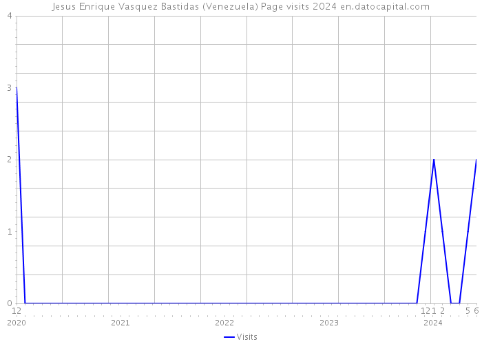 Jesus Enrique Vasquez Bastidas (Venezuela) Page visits 2024 