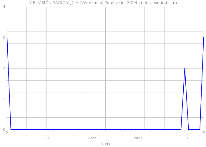 V.R. VISIÓN RADICAL,C.A (Venezuela) Page visits 2024 