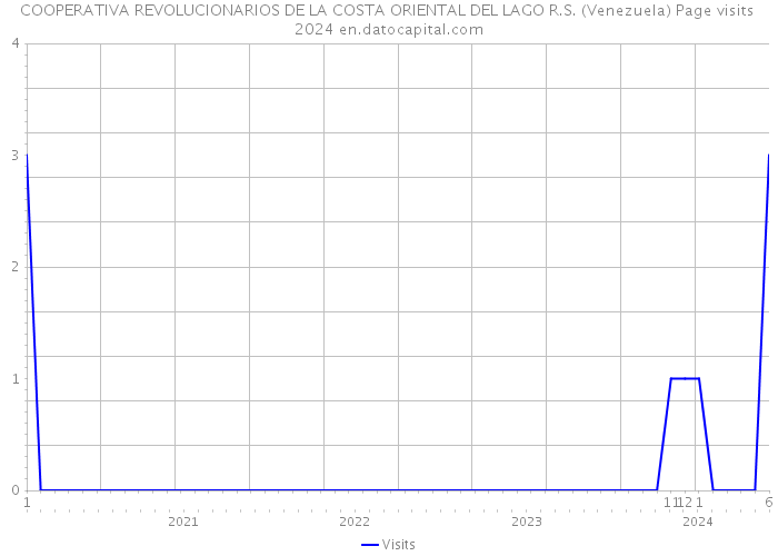 COOPERATIVA REVOLUCIONARIOS DE LA COSTA ORIENTAL DEL LAGO R.S. (Venezuela) Page visits 2024 
