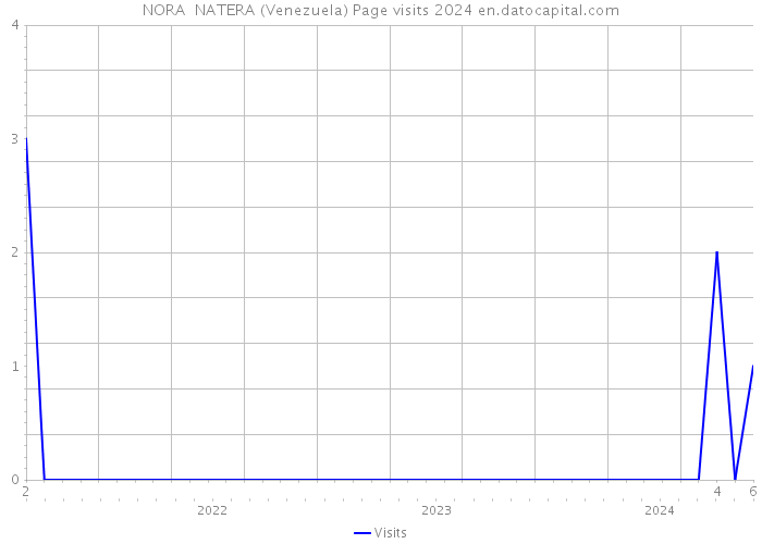NORA NATERA (Venezuela) Page visits 2024 