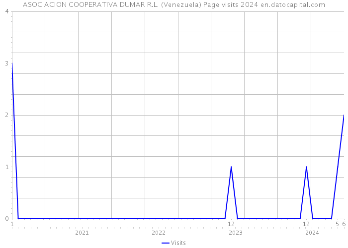 ASOCIACION COOPERATIVA DUMAR R.L. (Venezuela) Page visits 2024 