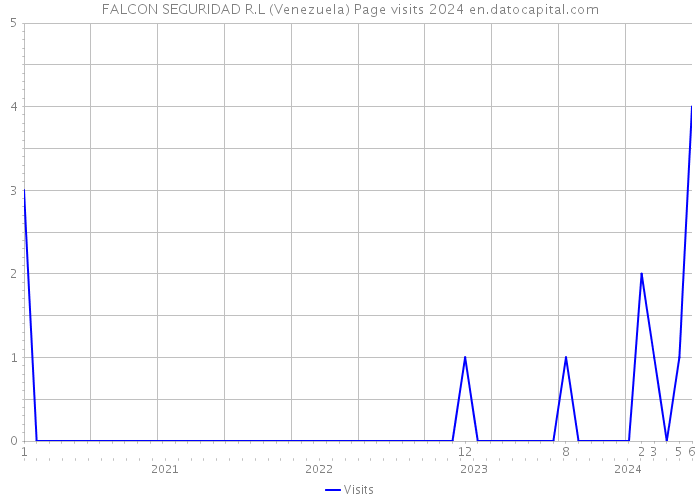 FALCON SEGURIDAD R.L (Venezuela) Page visits 2024 