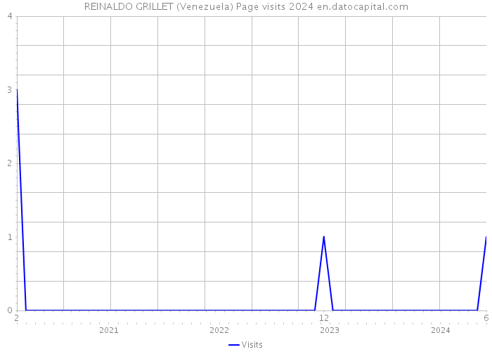 REINALDO GRILLET (Venezuela) Page visits 2024 