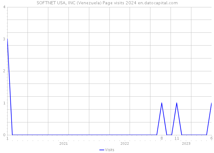 SOFTNET USA, INC (Venezuela) Page visits 2024 