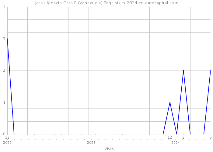 Jesus Ignacio Osto P (Venezuela) Page visits 2024 