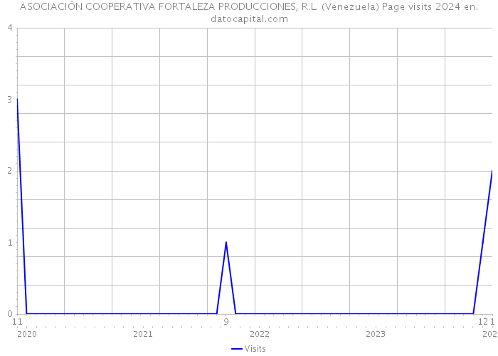 ASOCIACIÓN COOPERATIVA FORTALEZA PRODUCCIONES, R.L. (Venezuela) Page visits 2024 