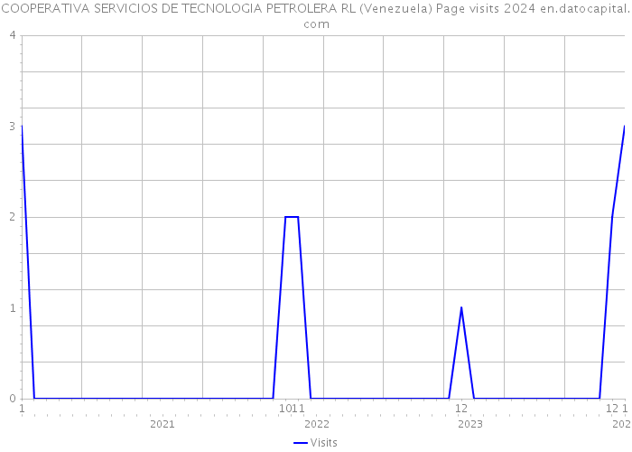 COOPERATIVA SERVICIOS DE TECNOLOGIA PETROLERA RL (Venezuela) Page visits 2024 