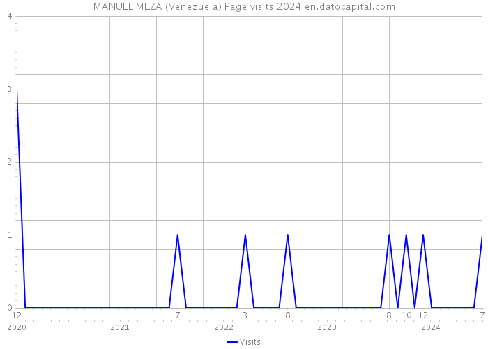 MANUEL MEZA (Venezuela) Page visits 2024 
