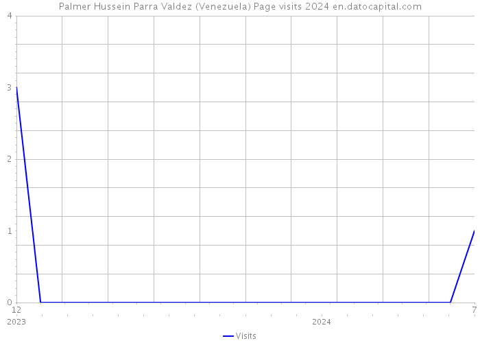 Palmer Hussein Parra Valdez (Venezuela) Page visits 2024 