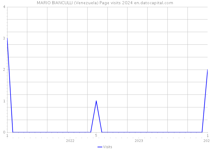 MARIO BIANCULLI (Venezuela) Page visits 2024 