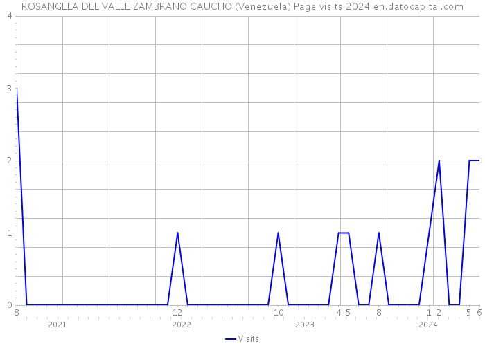 ROSANGELA DEL VALLE ZAMBRANO CAUCHO (Venezuela) Page visits 2024 