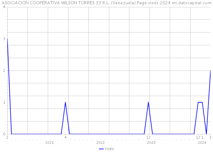 ASOCIACION COOPERATIVA WILSON TORRES 33 R.L. (Venezuela) Page visits 2024 