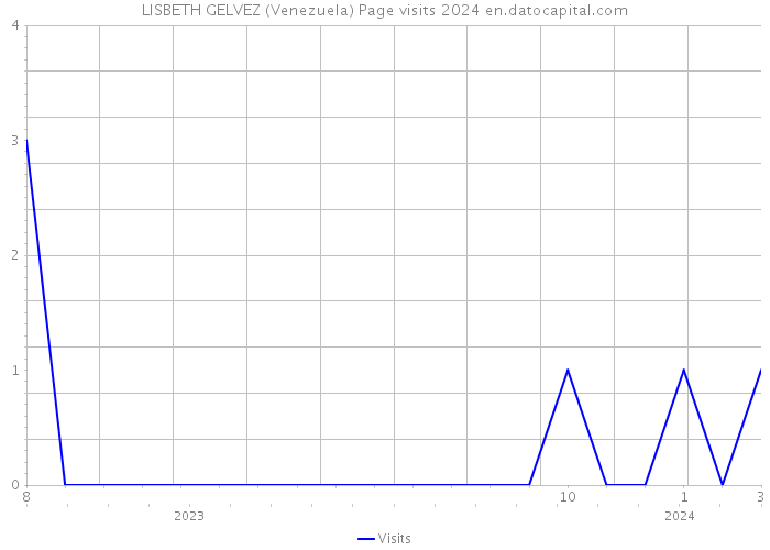 LISBETH GELVEZ (Venezuela) Page visits 2024 