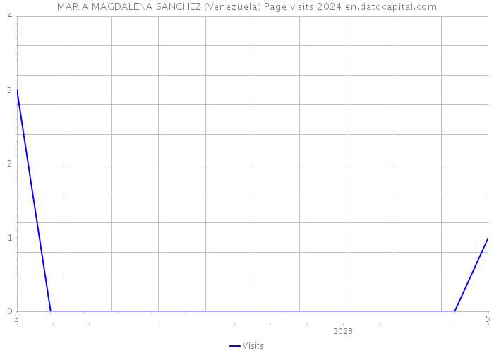 MARIA MAGDALENA SANCHEZ (Venezuela) Page visits 2024 