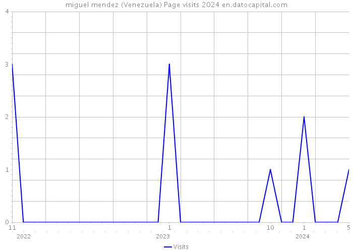 miguel mendez (Venezuela) Page visits 2024 