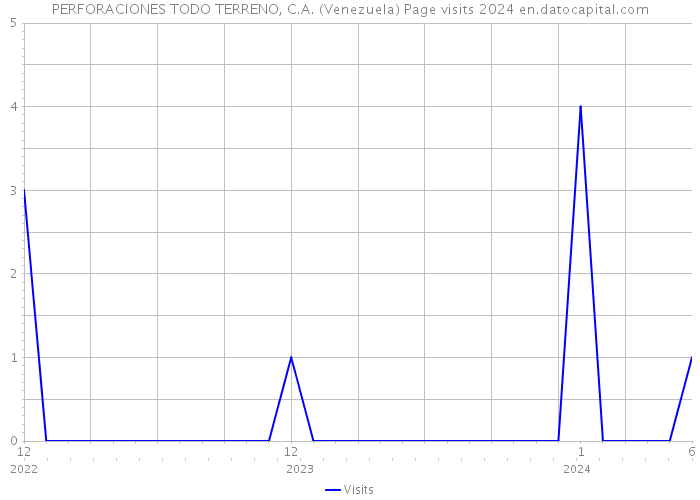 PERFORACIONES TODO TERRENO, C.A. (Venezuela) Page visits 2024 