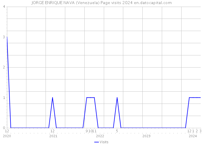 JORGE ENRIQUE NAVA (Venezuela) Page visits 2024 