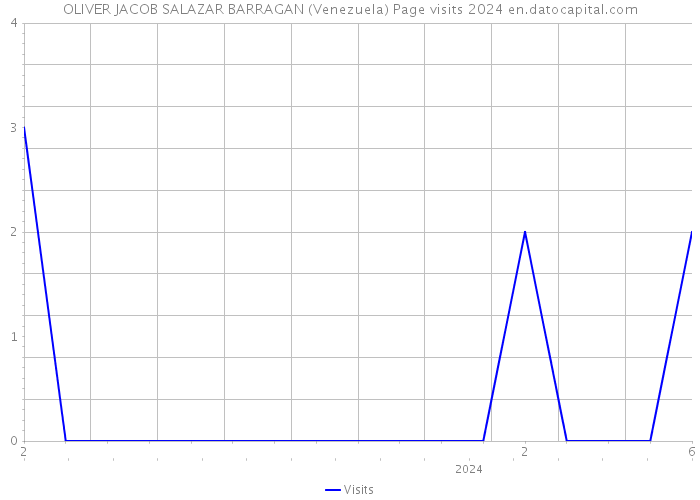 OLIVER JACOB SALAZAR BARRAGAN (Venezuela) Page visits 2024 
