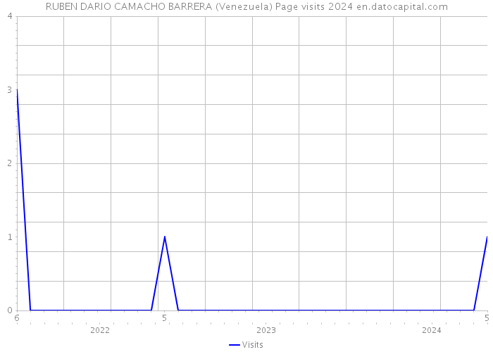 RUBEN DARIO CAMACHO BARRERA (Venezuela) Page visits 2024 