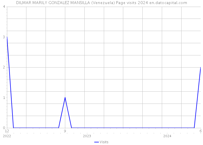 DILMAR MARILY GONZALEZ MANSILLA (Venezuela) Page visits 2024 