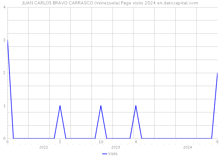 JUAN CARLOS BRAVO CARRASCO (Venezuela) Page visits 2024 