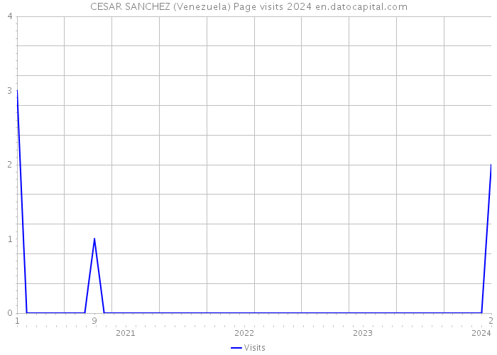 CESAR SANCHEZ (Venezuela) Page visits 2024 