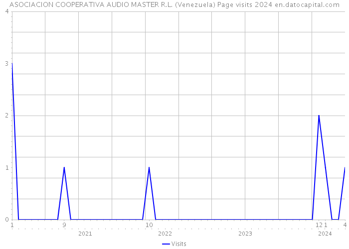 ASOCIACION COOPERATIVA AUDIO MASTER R.L. (Venezuela) Page visits 2024 
