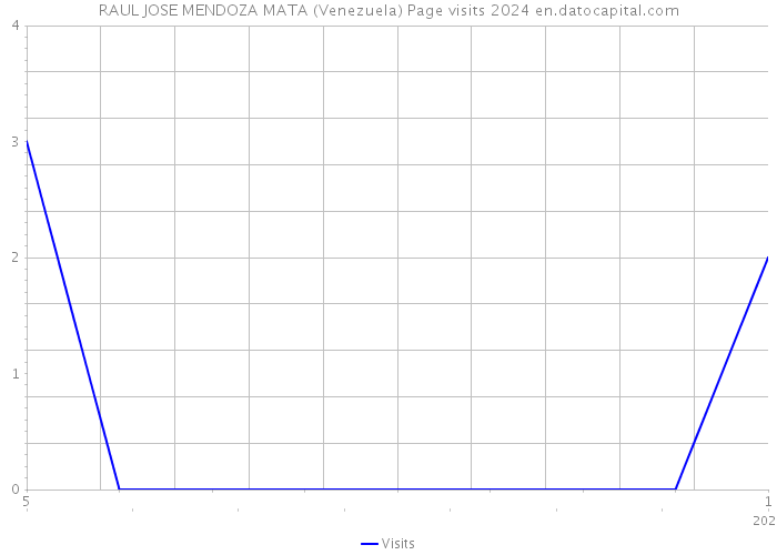 RAUL JOSE MENDOZA MATA (Venezuela) Page visits 2024 