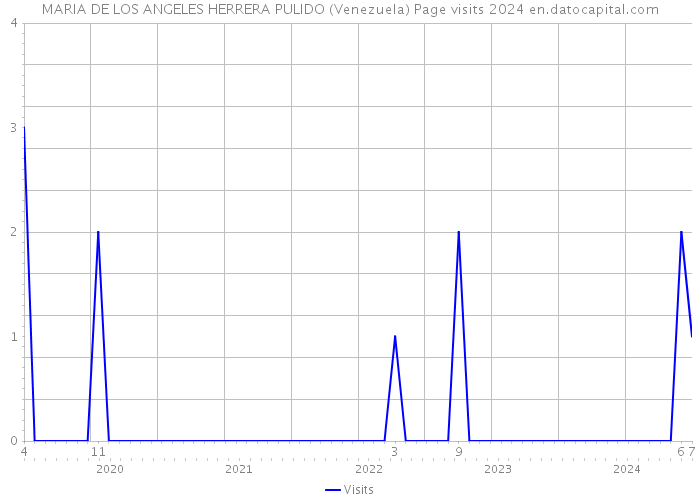 MARIA DE LOS ANGELES HERRERA PULIDO (Venezuela) Page visits 2024 