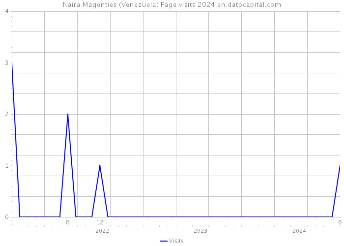 Naira Magenties (Venezuela) Page visits 2024 