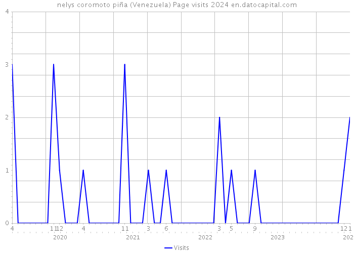 nelys coromoto piña (Venezuela) Page visits 2024 