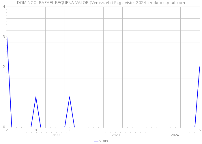 DOMINGO RAFAEL REQUENA VALOR (Venezuela) Page visits 2024 