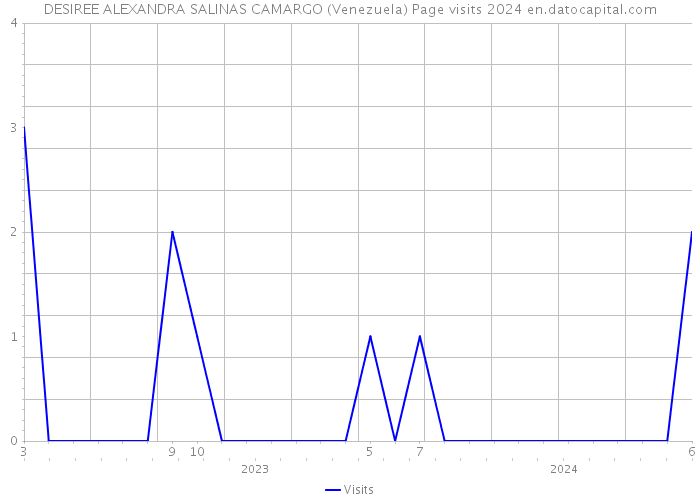 DESIREE ALEXANDRA SALINAS CAMARGO (Venezuela) Page visits 2024 