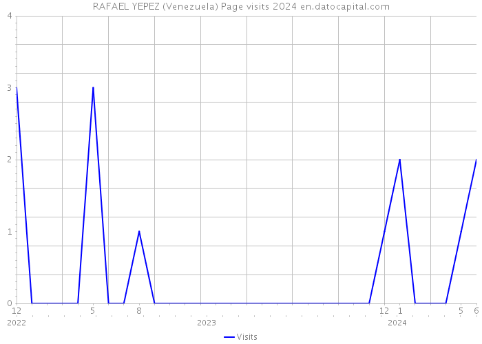 RAFAEL YEPEZ (Venezuela) Page visits 2024 
