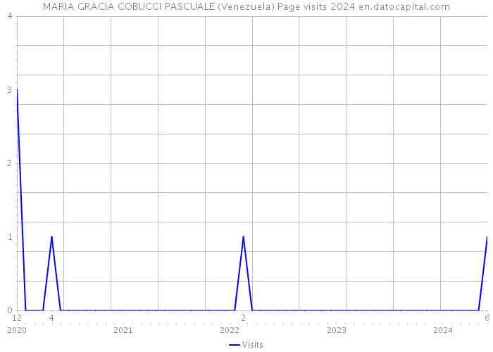 MARIA GRACIA COBUCCI PASCUALE (Venezuela) Page visits 2024 