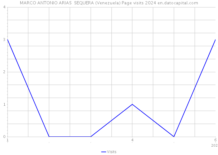 MARCO ANTONIO ARIAS SEQUERA (Venezuela) Page visits 2024 