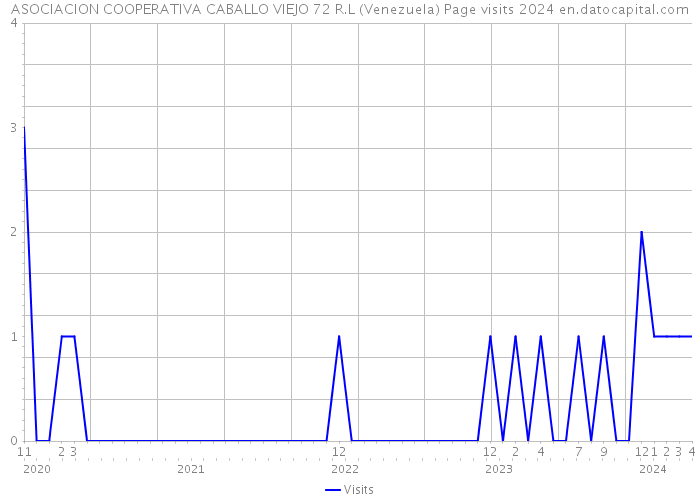ASOCIACION COOPERATIVA CABALLO VIEJO 72 R.L (Venezuela) Page visits 2024 