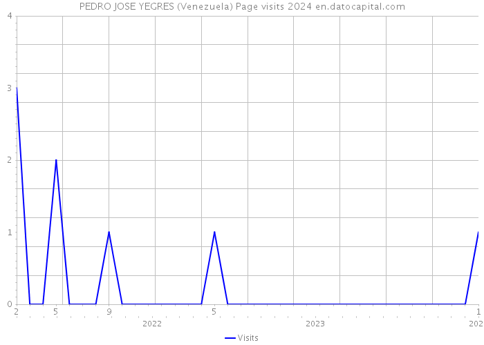 PEDRO JOSE YEGRES (Venezuela) Page visits 2024 