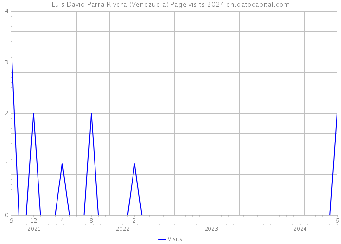 Luis David Parra Rivera (Venezuela) Page visits 2024 