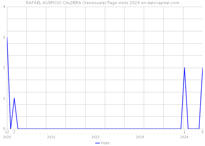 RAFAEL AUSPICIO CALDERA (Venezuela) Page visits 2024 