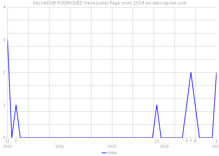 SALVADOR RODRIGUEZ (Venezuela) Page visits 2024 