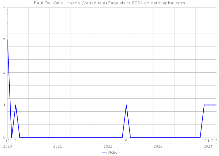 Raul Del Valle Urbano (Venezuela) Page visits 2024 