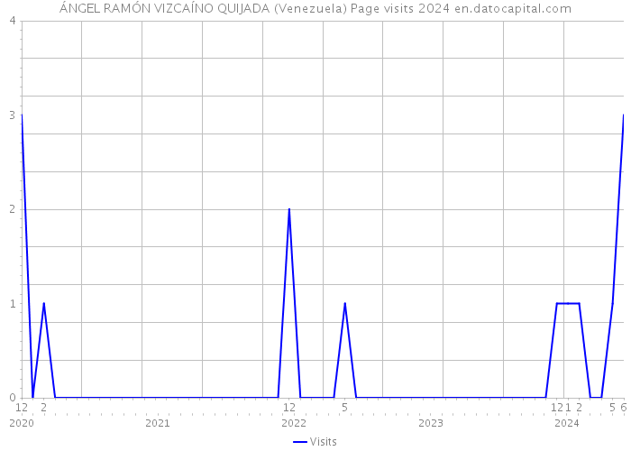 ÁNGEL RAMÓN VIZCAÍNO QUIJADA (Venezuela) Page visits 2024 