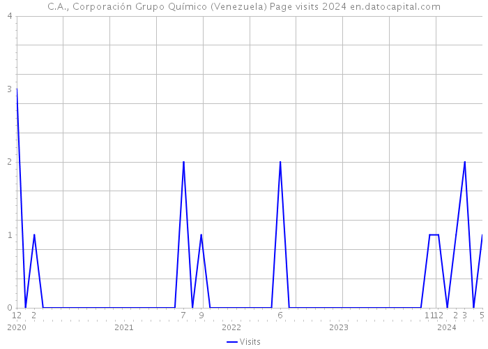 C.A., Corporación Grupo Químico (Venezuela) Page visits 2024 