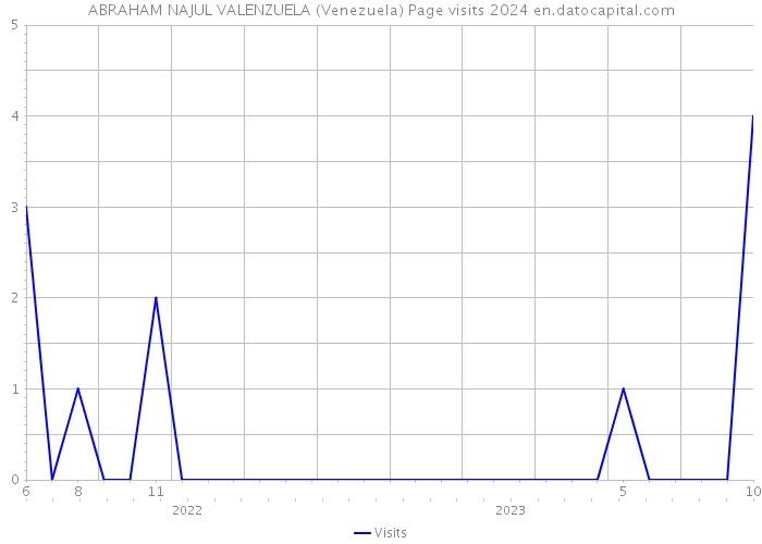 ABRAHAM NAJUL VALENZUELA (Venezuela) Page visits 2024 