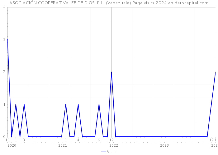 ASOCIACIÓN COOPERATIVA FE DE DIOS, R.L. (Venezuela) Page visits 2024 