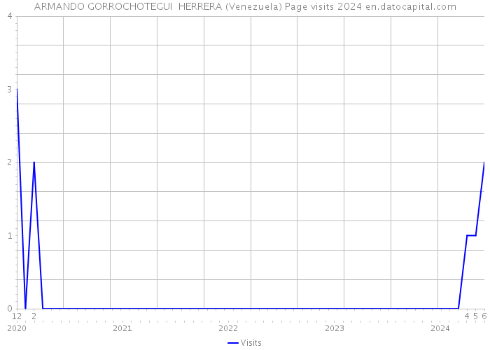 ARMANDO GORROCHOTEGUI HERRERA (Venezuela) Page visits 2024 