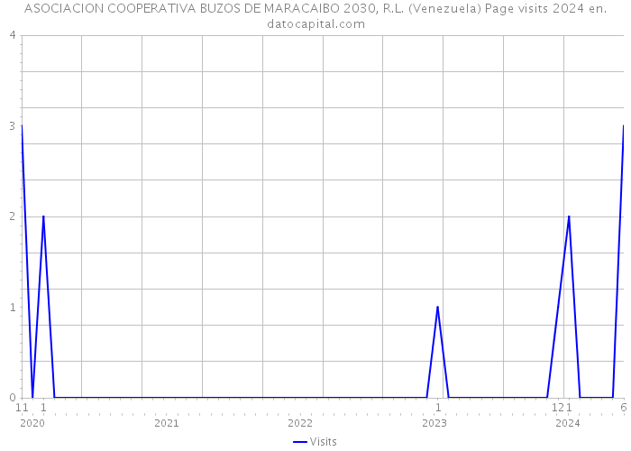 ASOCIACION COOPERATIVA BUZOS DE MARACAIBO 2030, R.L. (Venezuela) Page visits 2024 